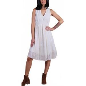 NEW GIGI MODA pizzo mini dress in beige